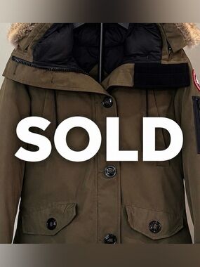 Canada Goose Montebello Parka Army Green Women’s Jacket Size Small